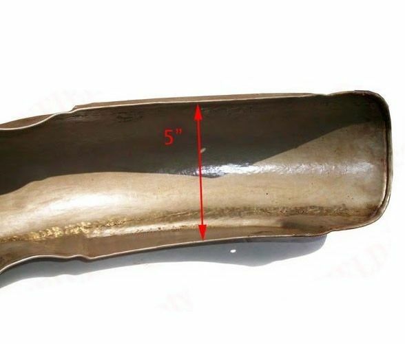 Fits Royal Enfield Early Model Front Mudguard With Side Number Plate 
