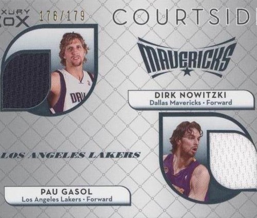 2007-08 Topps Luxury Box - Pau Gasol/Dirk Nowitzki #CDR NG