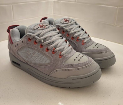 ES Footwear Ronnie Creager Mens size 8 Grey Red NWB Menikmati Skate Re-Issue