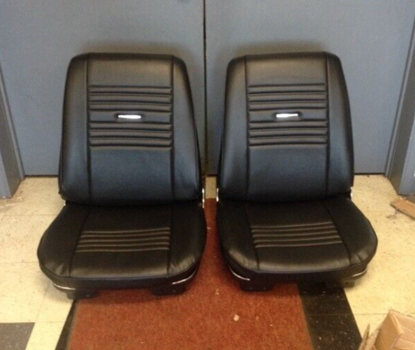 1967 Chevelle Bucket Seats Black