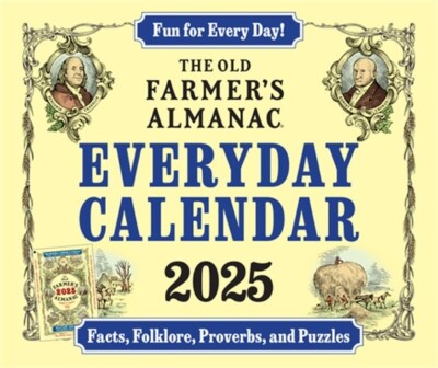 The 2025 Old Farmer's Almanac Everyday Calendar (Paperback or Softback)