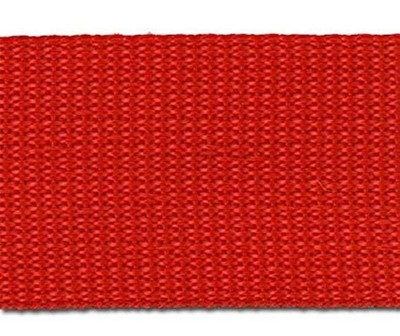 TRIMPLACE RED 2 INCH POLYPROPYLENE WEBBING 15 Yards