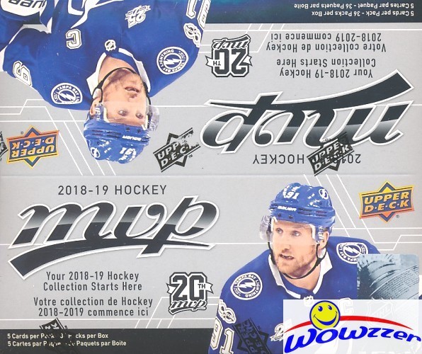 2018/19 Upper Deck Mvp Hockey Massive Factory Sealed 36 Pack Retail Box-180 Card