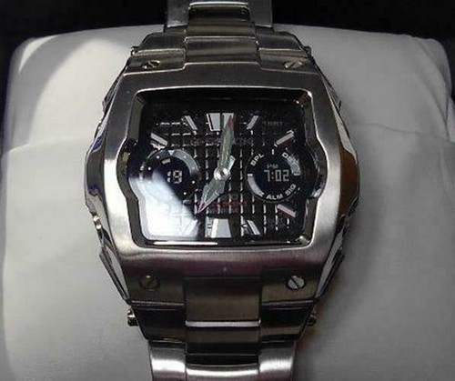 Men's Watch Casio G-Shock G-011D 4762 Stainless Steel Digital with Box