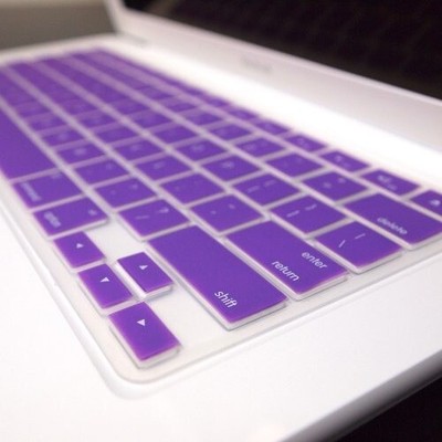 TOP CASE - Rubberized Hard Case for 13-Inch Macbook  Purple