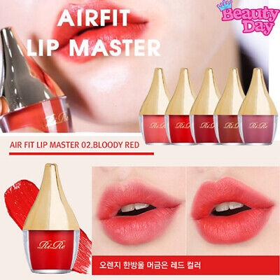 Air Fit Lip Master Lip Tint #Bloody Red / All Day Vivid Strong Color Lip Stain