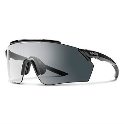 Pre-owned Smith Ruckus Pivlock .5-rimless Sunglasses Black/pc Clear Gray&cp Contrast Rose In Multicolor