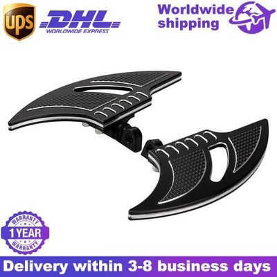 CNC Rear Passenger Floorboards Floor Boards Foot-Pegs For Harley  Bad Boy NEW