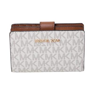 MICHAEL KORS｜JET SET TRAVEL 折りたたみ財布 35R4STVF6L Michael Kors JET SET TRAVEL BIFOLD ZIP COIN WALLET