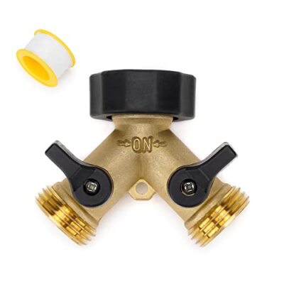 Splitter Y Shape 3/4 Inch Shut Off Valve Adapter