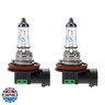 Philips Automotive Lighting H11 NightGuide Platinum Premium Upgrade Automotive Replacement Headlight Bulb for High Beam, Low Beam, and Fog Positions (Pack of 2)