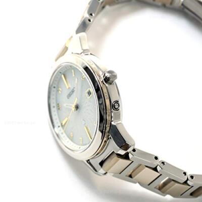 Pre-owned Seiko Lukia I Collection Ssqv082 Titanium Solar Radio Ladies Watch Made In Japan