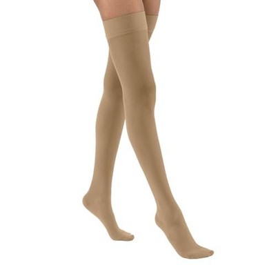 JOBST UltraSheer Support Compression Stockings 8-15 mmHg* Large Silky Beige...
