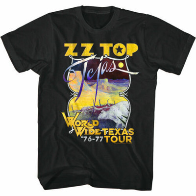 ZZ Top World Wide Texas Tour 1976 Men s T Shirt, Shirt For Music Fan
