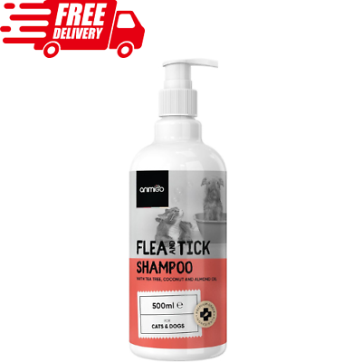 Animigo Flea and Tick Shampoo for Dogs and Cats 500ml pH