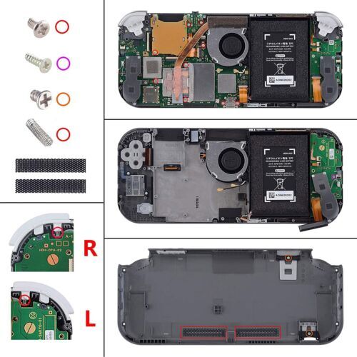 For Nintendo Switch Lite Replacement Housing Shell Buttons Front Back Faceplate