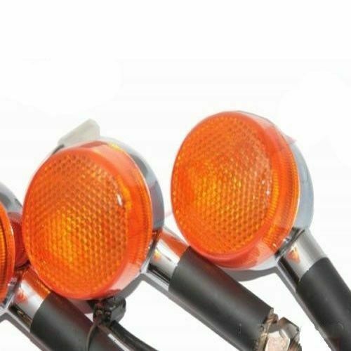 Fits Royal Enfield Thunderbird Classic Front & Rear Amber Indicator Set 12V 