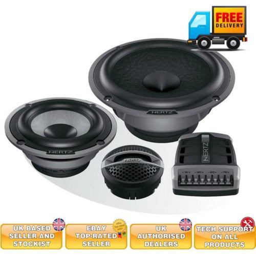 Hertz Uno K165 Kompo-Lautsprecher 16,5 Cm, 600W – Inkl. Einbauset Für Citroën C4 Cactus