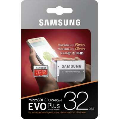 Samsung Micro SD Card 32gb 64gb 128gb 256 GB EVO U1 U3 Memory Original Packaging