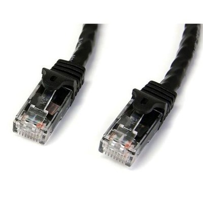 StarTech.com 5 ft Black Gigabit Snagless RJ45 UTP Cat6 Patch Cable - 5ft Patch