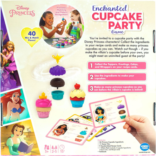 Wonder Forge Disney Princess Enchanted Cupcake Party Game For Girls & Boys...