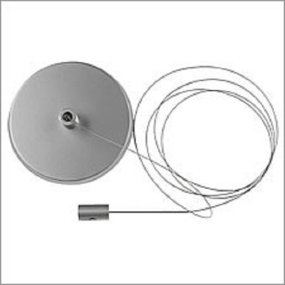 Lightolier FXS68 Tangent Suspended Track Non-Powered Cable Kit Silver 8'