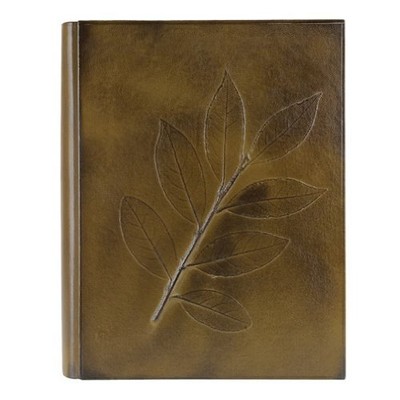UPC 826635102779 product image for Eccolo Eccolo Laural Leaf Green Genuine Leather Journal, 6x8