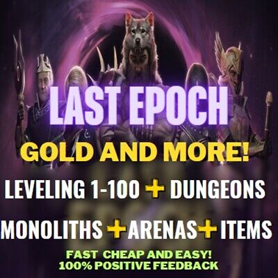 Last Epoch  SEASON/CYCLE 1 BOOSTING/LEVELING/MONOLITH/ARENA/CARRY/GOLD