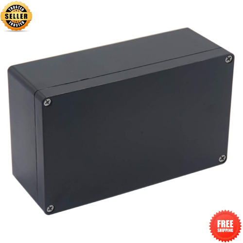 Project Box IP65 Waterproof Junction Box ABS Plastic Electrical Boxes DIY Black