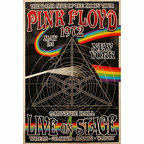 Pink Floyd 1972 Carnegie Hall Poster 24 x 36in