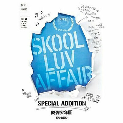BTS SKOOL LUV AFFAIR 2nd Mini Album SPECIAL ADDITION CD+2DVD+POSTER+P.Book+etc