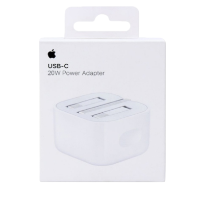 Apple 20W USB-C Power Adapter (2024) UK Plug For iPhone 14& 15 