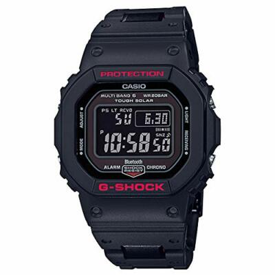 Pre-owned Casio G-shock Gw-b5600hr-1jf Gw-b5600hr-1 Bluetooth Solar Radio Digital Watch