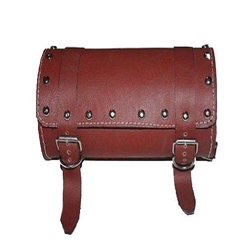  Leather Made Brick Red Universal Fit Tool Roll For Norton BSA AJS Ariel