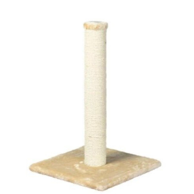 Parla Cat Scratching Post : For Indoor Cats : Plush Covered Base And Sisal Pos