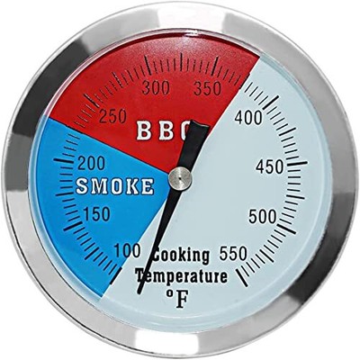 3 1/8 inch Charcoal Grill Temperature Gauge, Accurate BBQ Grill Smoker Thermo...