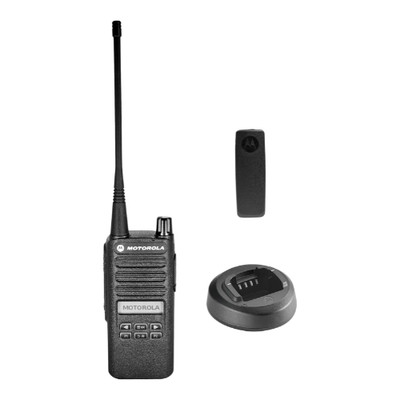 Motorola CP100D Analog UHF 403-480MHz 16 Channel 4 Watts Portable Two-Way Radio
