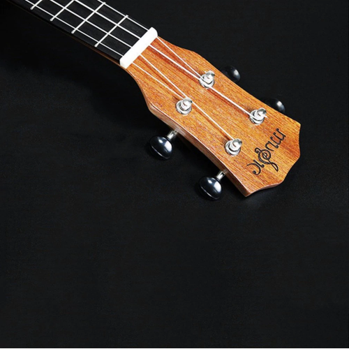 Guitar Ukulele Hawaiian Soprano Musical Instrument 4Strings 21 Inch Dolphin