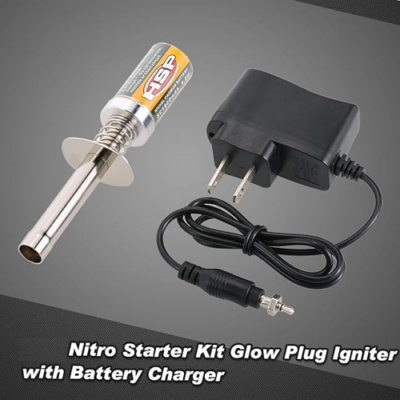 Nitro Starter Kit Glow Plug Igniter with Battery Charger for HSP RedCat RC Car