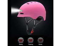 Cycling Scooter Helmet with LED Light