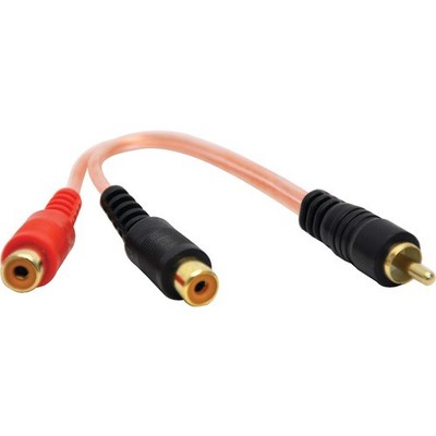 WOW Db Link X-Series Rca Y-Adapter 1 Male 2 Females Copper conductor