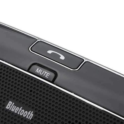 Silm Wireless Bluetooth Hands Free Speaker Phone MP3 Car Kit Sun Visor Clip Driv