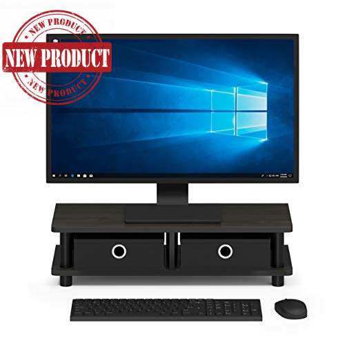 Small Modern Coffee TV Monitor Stand Table Wood End Living Room Furniture Black