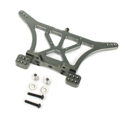 Traxxas Slash 2WD 1:10 Alloy Rear Shock Tower, Grey by Atomik RC - Replaces 3638