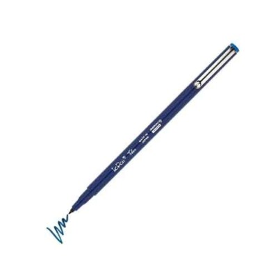 Marvy Uchida Le Pen Flex Rubberized Brush Tip Navy Blue Office School Art Crafts