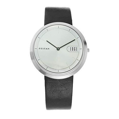 Pre-owned Titan Edge Zen Analog White Dial Men's Watch-1779sl01 / 1779sl01/np1779sl01
