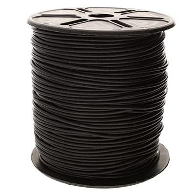 The Beadsmith Leather Cord   Black   2mm Spool   100 Yards/91.44 Meters   Ind...