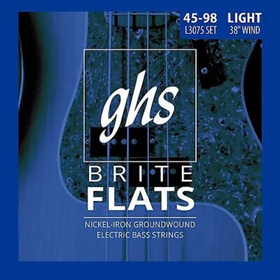 GHS L3075 Brite Flats Flatwound 38