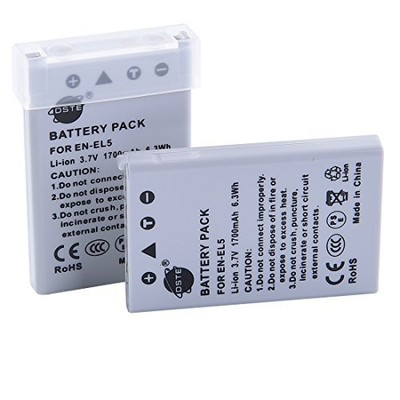 Replacement for 2X EN-EL5 Li-ion Battery Compatible Nikon Coolpix P530 P5000 ...
