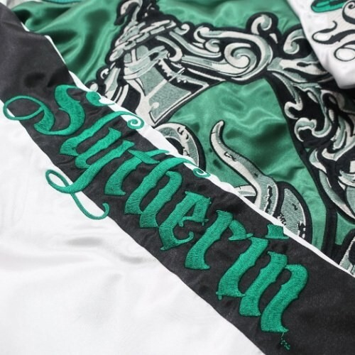 Pre-owned Harry Potter Sukajan Slytherin Emblem From Japan Size L In Multicolor
